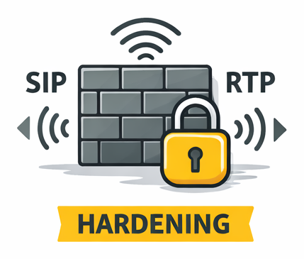 Hardening VoIP SIP/RTP: esposizione minima e protezioni anti abuso